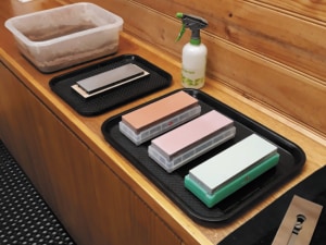 An easy to make sharpening system
