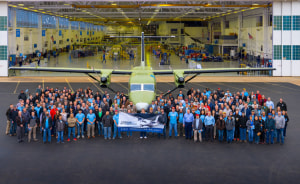 First Production SkyCourier leaves the Factory