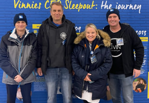 TRMC CEO Sleepout team raises $45,000
