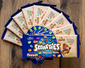 Nestle dumping plastic for paper