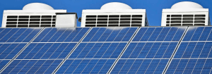 Solar powered air conditioning project
