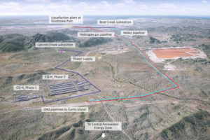 Design study for large scale H2 project 