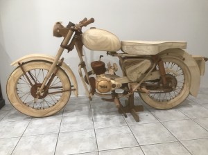 Wooden Motor Bike build: my COVID project