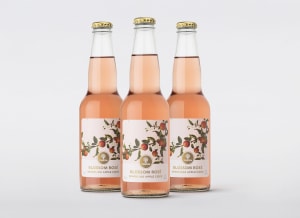 New Strongbow cider blossoms with rosy design