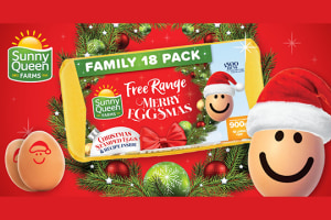 Festive egg cartons celebrate cracking good time