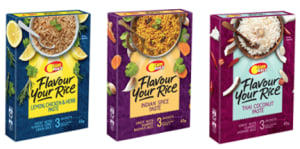 SunRice launches new cook-in flavour rice sachet