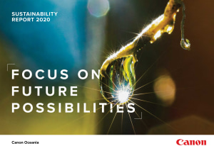 Canon Oceania releases 2020 Sustainability Report 