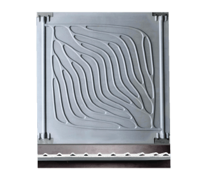 Space saving heat pump panels 