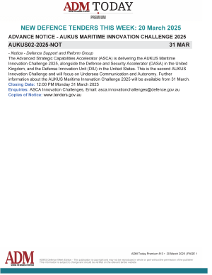 ADM Premium Tenders 813