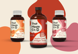 New lava look for hippie health co.
