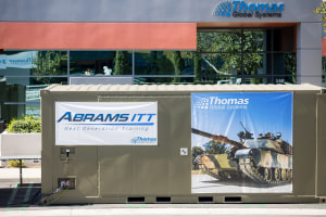 Thomas Global Systems showcases M1A2 Abrams ITT to US