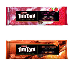 A sweet surrealism for new Tim Tam packs