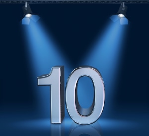 The Top Ten companies and how they fared