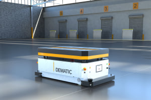 Dematic ups AGV game with TT Series 