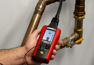 Ultrasonic leak detector for energy conservation