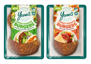 Yumi's launches new veggie burger flavours