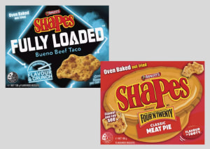 Meaty new Shapes flavours