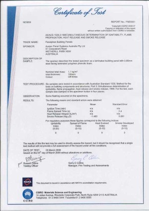 Austec&rsquo;s PANELPHEN insulated building panel receives CSIRO Certification