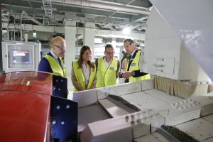 Visy opens $50 million glass recycling facility