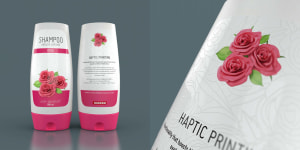 Textured touch labels printed direct with Xeikon inkjet