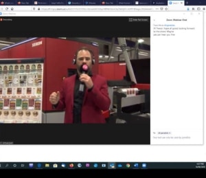 Xeikon talks connectivity on Cafe TV broadcast