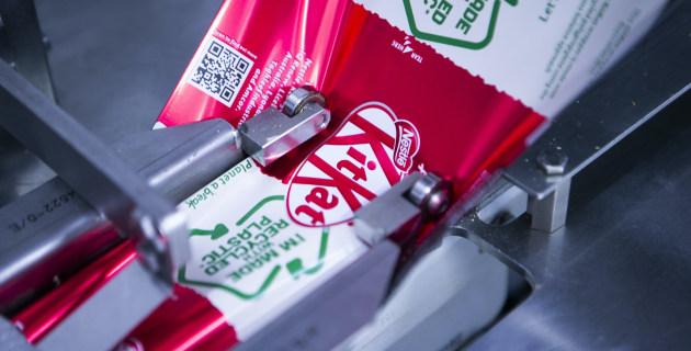 KitKat pack prototypes recycled soft plastic wrapper - PKN Packaging News